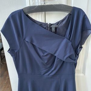 JCrew NWT Origami Sheath Dress Size 6 Navy